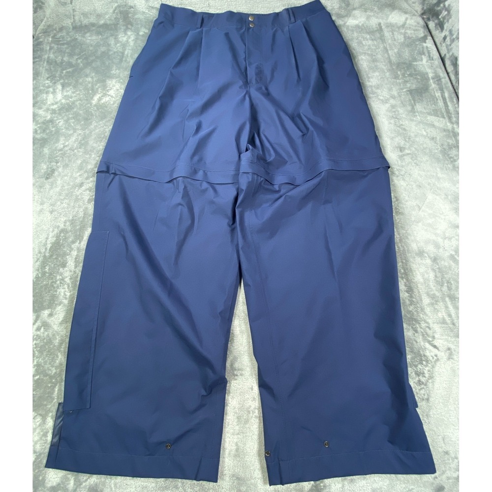 Zero Restriction Gore-Tex Convertible Pants Shorts Men XL Blue Utility Rain Hike
